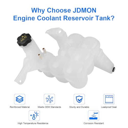 Coolant Reservoir Tank w/Cap Replaces 603-839 68096261AA 68166475AC