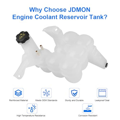Coolant Reservoir Tank w/Cap Replaces 603-839 68096261AA 68166475AC