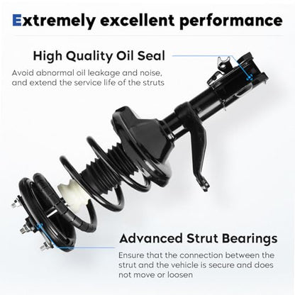 Front Struts Assembly Fit for 2003-2011 Honda Element 2.4L EX LX