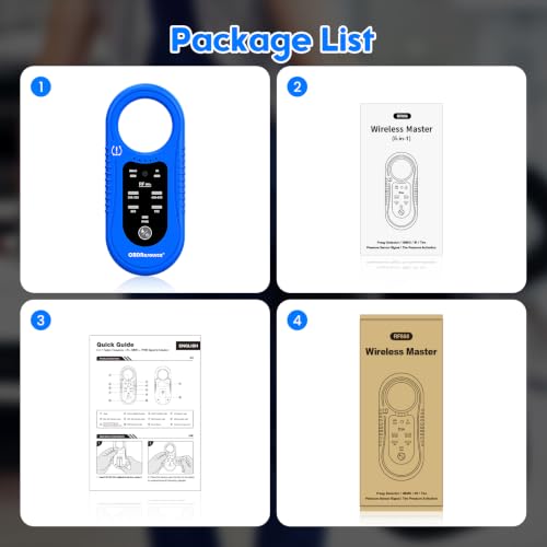 OBDResource 5 in 1 TPMS Relearn Tool, Frequency Tester, Remote Key Tester