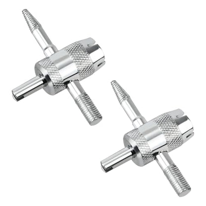 Gosknor 2pcs 4-Way Valve Core Tools, 4-in-1 Tire Valve Tool