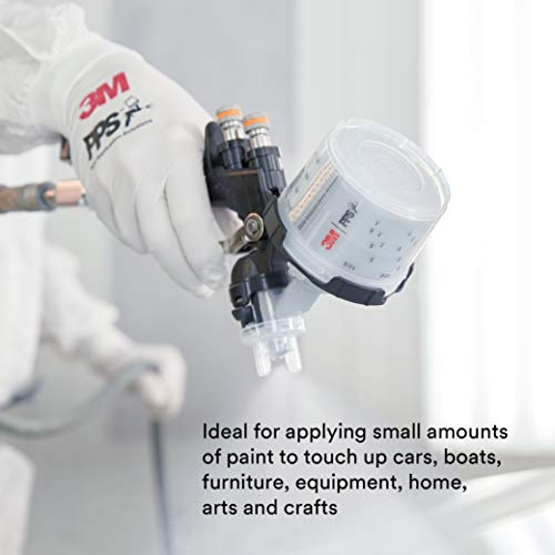 3M PPS 2.0 Spray Gun Cup, 26328, Micro, 3 fl oz - size: Micro, 125-Micron Filter