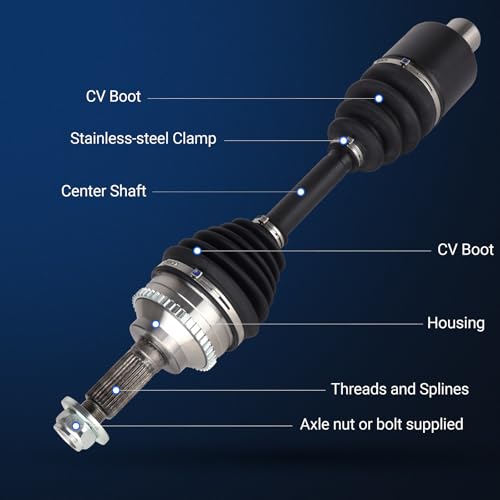Autoround 662086 Front Right CV Axle Fit for Ford Escape 2001-2012 - size: Front Passenger Side