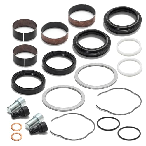 TOFR Front End Fork Leg Rebuild Seals Boots Kit 49mm for Harley FLH/T 14-18