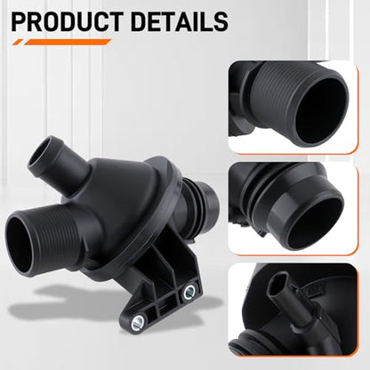 Engine Coolant Thermostat Housing w/Sensor for BMW 228i 320i 328i 428i 528i