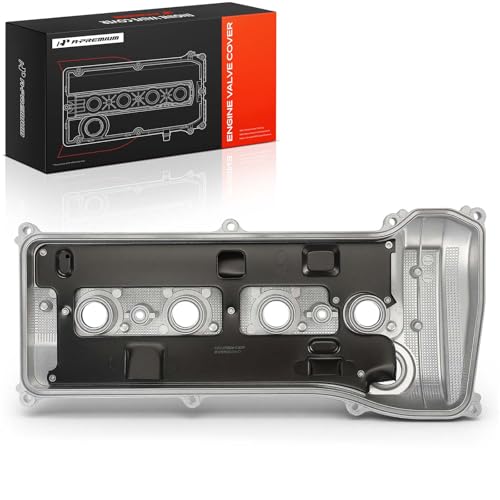 A-Premium Engine Valve Cover Assembly Compatible with Toyota Camry 2002-2009, Corolla & Matrix 2009-2013, Highlander 2001-2007, RAV4 2004-2008, Solara 2002-2008, L4 2.4L (2AZ-FE), 11201-28014 - style: Engine Valve Cover