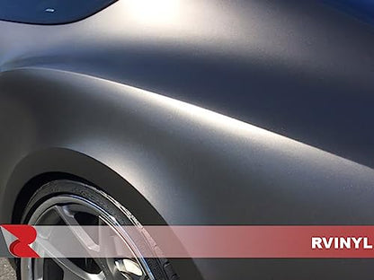 RVINYL Avery Dennison SW900 833-O Satin Gray Supreme Wrapping Film Vinyl Vehicle Car Wrap Sheet Roll - (12in x 60in w/Application Card) - color: Satin Gray, size: 1ft x 5ft