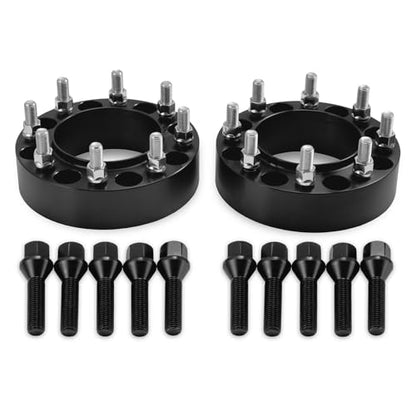 Wheel Spacers 2inch, 8x170mm, CB 125mm Compatible with 2003-2025 F250 F350 Super Duty (with Inner Lip/Hub-Centric)