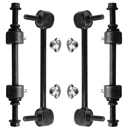 Detroit Axle - 4WD Front and Rear Sway Bar End Links Replacement for 2017 - size: 4S50151/Group