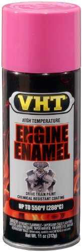 VHT (SP756-6 PK) Hot Pink High Temperature Engine Enamel - 11 oz. Aerosol, (Case of 6) - color: Hot Pink, size: 11 Ounce (Pack of 6), style: Coating