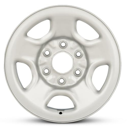 16 x 6.5 in Steel Wheel Rim 6 Lug 139.7mm 31mm Offset 78.1mm CB| Powder-Coated Silver finish Fits Chevy Astro 2003-2005 | New OEM Surplus | 9595393