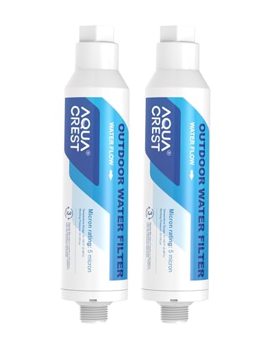 AQUA CREST Hard Water Filter for Hose Car Wash, Reduces Hard Water Spots