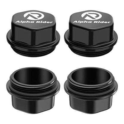 Aluminum Vortex Trailer Hub Caps with O-Ring 4-Pack K71-G01-73 - size: 4 Pack