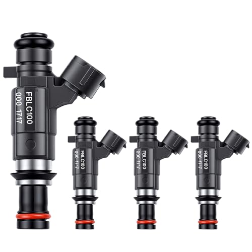 16611-AA43A Fuel Injectors Set of 4 Compatible with 2003-2006 Legacy 2.5L - color: F-0280155954