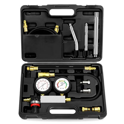 YSTOOL Cylinder Leak Down Gasoline Engine Compression Tester Automotive Kit - color: Black