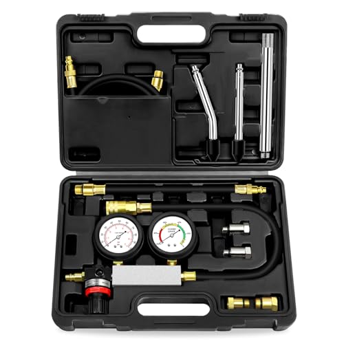 YSTOOL Cylinder Leak Down Gasoline Engine Compression Tester Automotive Kit - color: Black