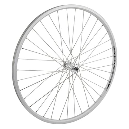 Wheel Front 26 x 1.5, WEI-ZAC19, Silver, QR Alloy Silver Hub, 14g SS Spokes, 36H