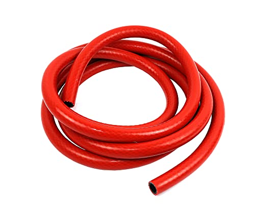 TenKe 5ft Universal High Temperature 1-Ply Reinforced 13mm 1/2" ID Heater Hose Silicone Vacuum Hose Tubing (5ft 13mm Red) - color: 5ft ( Red), size: 13mm