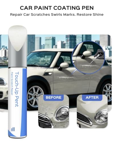 C80 Inspired White Touch Up Paint Compatible with BMW Mini Cooper - color: Inspired White
