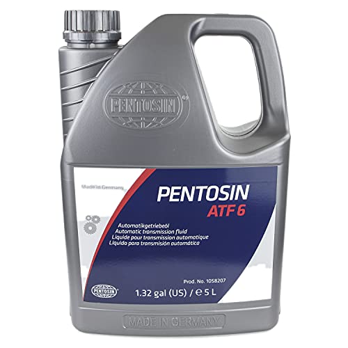 Pentosin 1058207 ATF 6 Long-Life Fully Synthetic Automatic Transmission Fluid for Select Aston Martin, Audi, Bentley, Jaguar, Land Rover, Maserati, Rolls Royce - 5 Liter Jug - size: 5 Liter