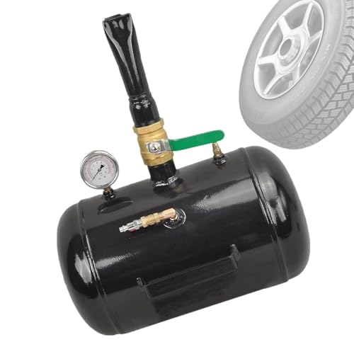 5 Gallon Tire Bead Seater Tank, Black - color: Black