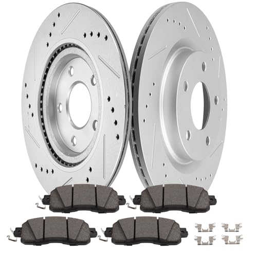 SCITOO - Brake Kits For Nissan For Altima 2013-2023 - size: Front 31464 + D1650 [2+4PCS]