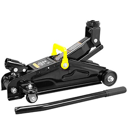 Big RED AT82001BR Hydraulic Trolley Service/Floor Jack Combo with 2 Jack Stands, 2 Ton (4,000 lb), Black - size: 2 Ton (4,000 lb) with Jack Stands