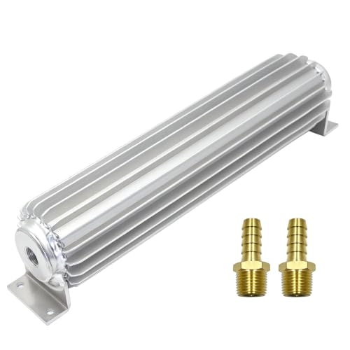 15'' Single Pass Aluminum Finned Transmission Oil Cooler - color: Single Pass, size: 15''