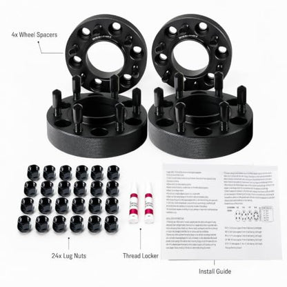 6x130Wheel Spacer Hub Centric, 30mm, 84.1mmHub Bore, 14x1.5 Studs, 6061-T6Aluminum Alloy,for Mercedes Sprinter and VW Crafter 4 Pack