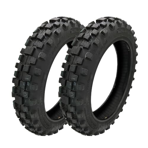 MMG 2.50-10 Mini Dirt Bike Knobby Tire Set of 2, Front/Rear