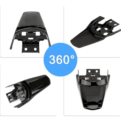 XINGWU Front Rear Fender Set for Surron Light Bee X/S Segway X160/X260 Electric Dirt Bike Fender Shock Fender for Ebikes Surron Parts Black Whole Kit - size: Whole Kit, style: Black