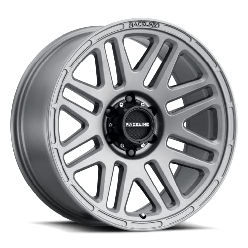 Raceline Wheels 944GS OUTLANDER Wheel Greystone 16X8"5X114.3 Bolt Pattern 0mm Offset/(4.5"B/S) Aluminum Passenger Car Wheels, Full Size Replacement Greystone Car Rims, Compatible with Toyota - color: Greystone, size: 16X8 Inches, 5X114.3, 0/4.5"