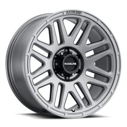 Raceline Wheels 944GS OUTLANDER Wheel Greystone 16X8"5X114.3 Bolt Pattern 0mm Offset/(4.5"B/S) Aluminum Passenger Car Wheels, Full Size Replacement Greystone Car Rims, Compatible with Toyota - color: Greystone, size: 16X8 Inches, 5X114.3, 0/4.5"
