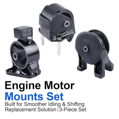 3PCS Engine Motor Mount Set Compatible with Santa Fe Sorento - size: Santa Fe 2010-2012 2.4L 3.5L