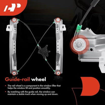 A-Premium Power Window Regulator Front Driver Side Without Motor - style: Front Driver