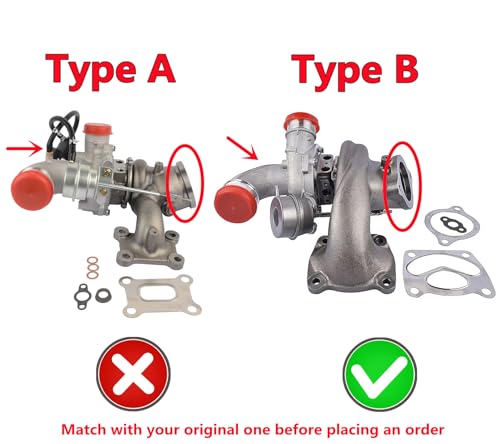 Turbocharger Turbo Replacement for Ford Escape Fusion Edge Lincoln MKC MKZ 2.0L 2015-2020 OE# 53039880416 53039700416 F2GZ6K682C F2GE9G438 F2GZ6K682A - size: Turbocharger 2017-2020 2.0L