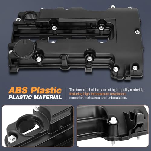 Nilight Engine Valve Cover with Gasket, Replace# 25198498 55573746 264968 - size: for Cadillac ELR 2014-2016 & Buick Chevrolet