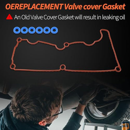 HiSport VS50529R Valve Cover Gasket Set VS50323 4691206 - color: VS50529R