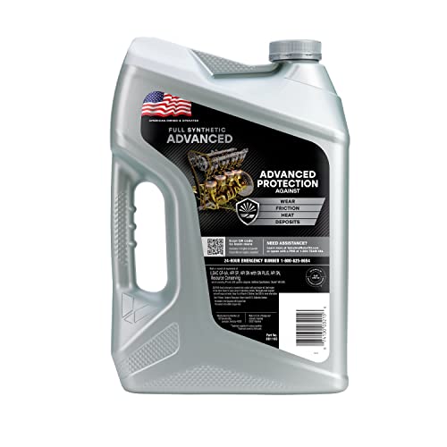 Valvoline Advanced Full Synthetic SAE 10W-30 Motor Oil 5 QT (Pack of 2) - size: 5 QT (Pack of 2), style: Advanced Protection