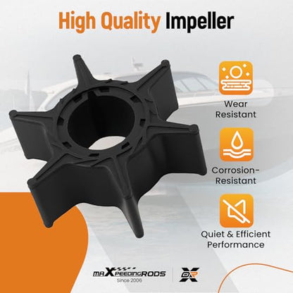 maXpeedingrods 6H3-W0078-00-00 Outboard water pump impeller Kit for Yamaha - size: For 50 60 70HP 1997-2006
