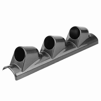 Universal Heavy Duty Racing Sport Meter Gauge Pillar Mount Pod Holder Bracket Gauge Holder (3 Hole) - size: 3 Hole