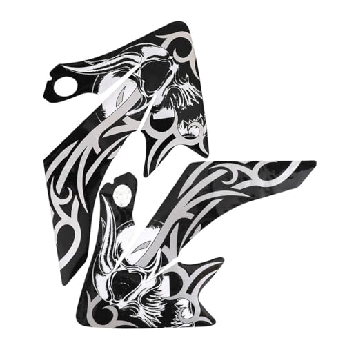 Skull Dirt Pit Bike Decals Stickers Graphics Kit Plastic Fender Fairing Sticker for CRF50 XR50 110cc 125cc SSR Taotao Baja SDG Offroad Motorcycle 50cc 70cc 90cc 110cc 125cc