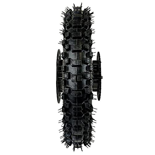 14" Rear Wheel Rim Tire Assembly For Dirt Pit Bike Trail 90/100-14 Rear Wheel Rim Tire Fits 125/140/150/160cc Pit Dirt Bike KLX65 Apollo Kayo TT 125 140 Brake Rotor, Sprocket (14 with Components) - size: 14 with Components