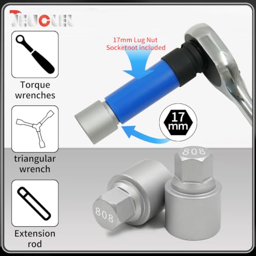 808 Wheel Locking Nut Key for Jeep, ID 29mm Lug Removal Tool - size: 808