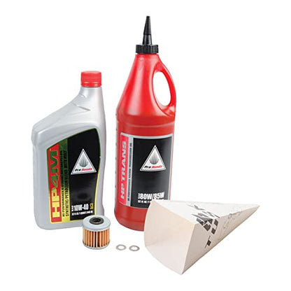 TUSK 4-Stroke Oil Change Kit Pro-Honda HP4M Synthetic Blend 10W-40 for Honda CRF450X 2005-2009,2012-2017