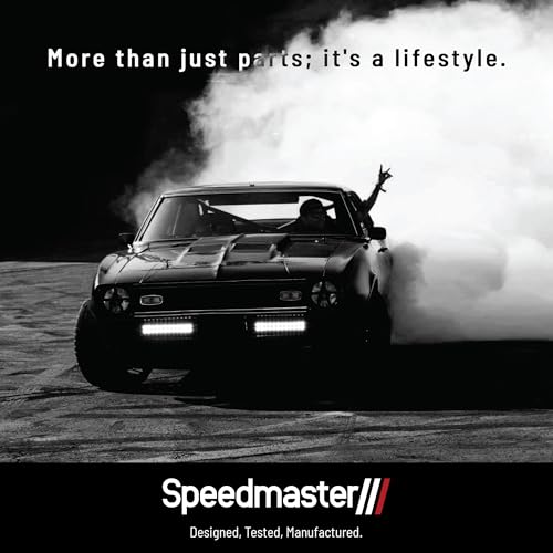 Speedmaster PCE390.1009.03 Universal 90 Deg to 90 Deg Under Covers Female Red Spark Plug Wires Suits Compatible with Chevy