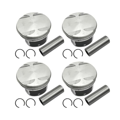 Engine Piston & Piston Snap Rings Kit Fits for Buick Chevrolet GMC Pontiac Saturn 2.4L S224-3959 GA9034 88mm Bore