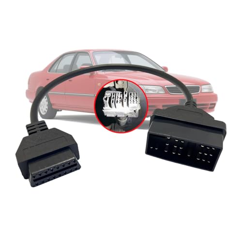 OBD1 to OBD2 Adapter for Toyota 22 Pin to 16 Pin OBD Diagnostic Cable - style: Fit for toyota-22pin