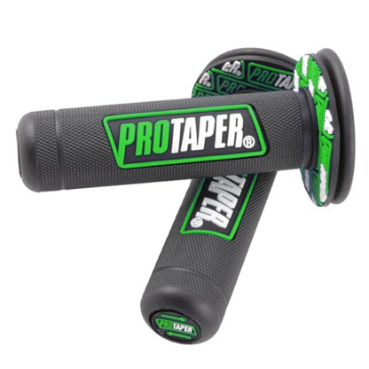 7/8" Motorcross Handle Grips Dirt Bike 22mm 24mm Truster Grips Motorcycle Ergonomic Bar End Non Slip Grip Gel Gep Scooter Cruiser Racing Mountain (Black