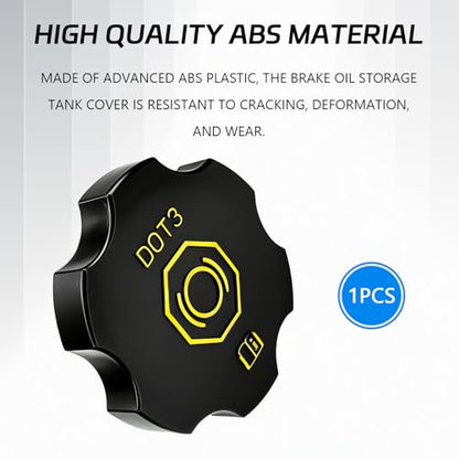 Dot 3 Brake Fluid Cap Replacement, 20760280 Brake Master Cylinder Reservoir Cap for Cadillac Escalade ESV Chevy Suburban Tahoe Silverado Volt GMC Yukon Sierra Acadia Canyon Buick Enclave Lucerne